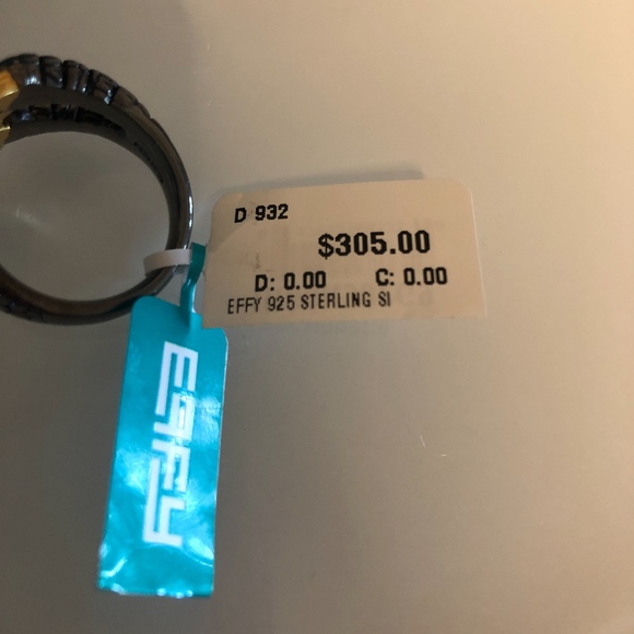 EFFY STERLING SILVER DRAGON CLAW RING SIZE 10 - Picture 3 of 4